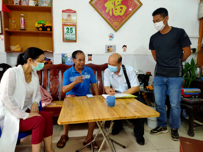 区统计局到大鳌镇东卫村开展一体化住户调查访户调研工作_2